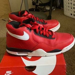 Nike flight legacy’s-slightly worn.Can be cleaned